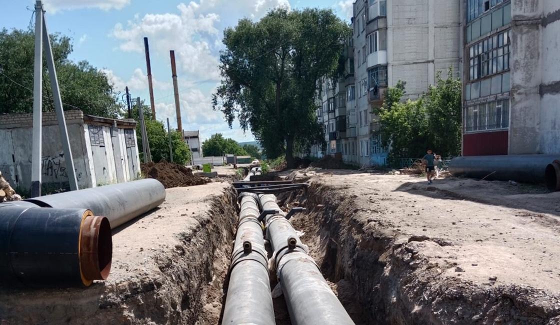 Прокладка труб водопровода