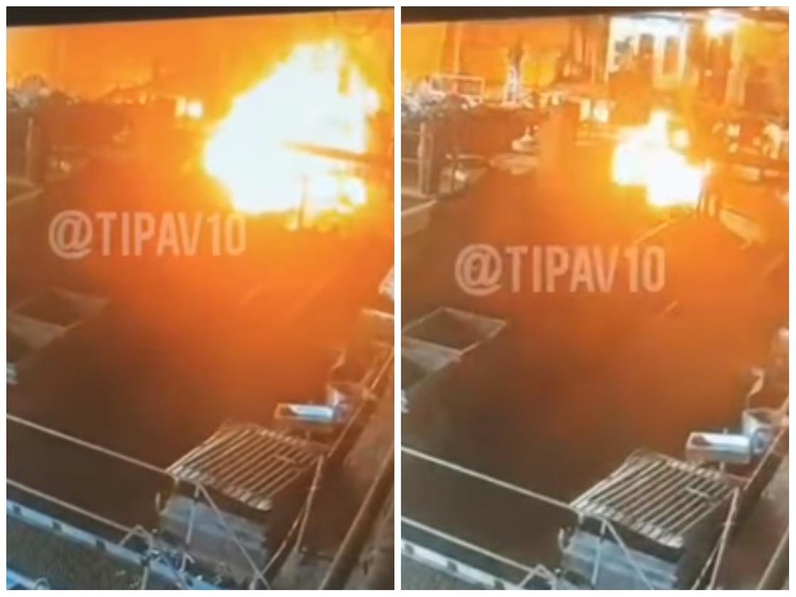 Взрыв произошел на заводе в Павлодаре (видео)