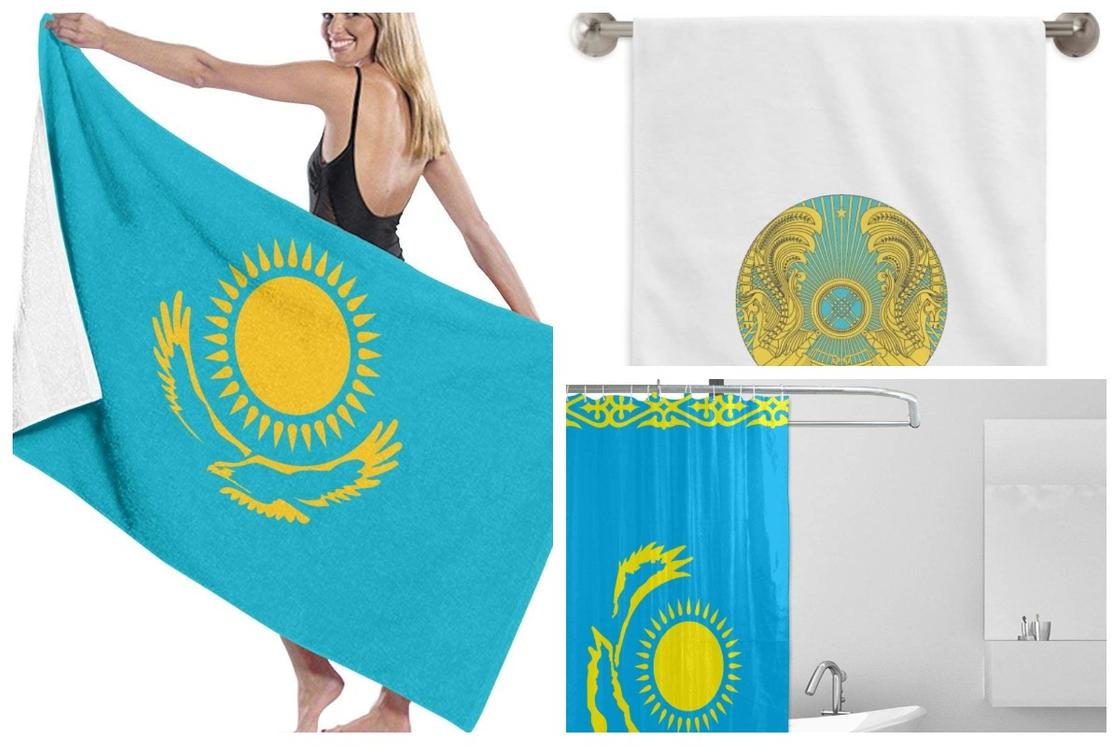 Чехлы для унитаза и коврики для ванн с флагом Казахстана возмутили казахстанцев