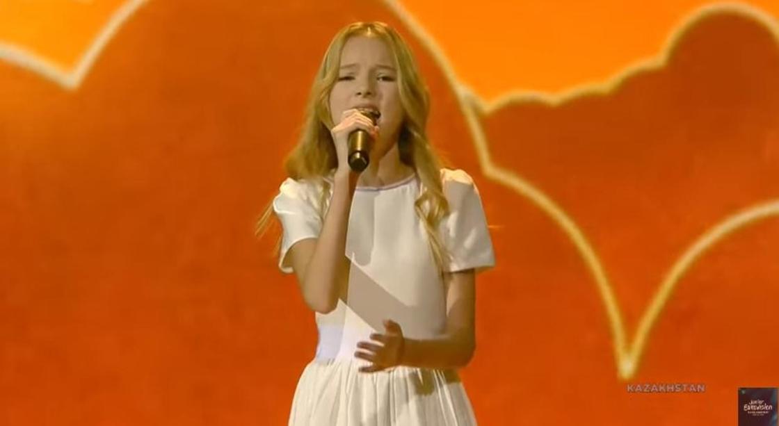 Данэлия Тулешова заняла шестое место на "Детском Евровидении" (видео)
