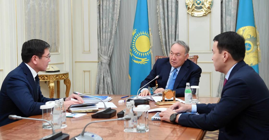 Назарбаевтың Жұмағалиевпен кездесуі. фото: Ақорда