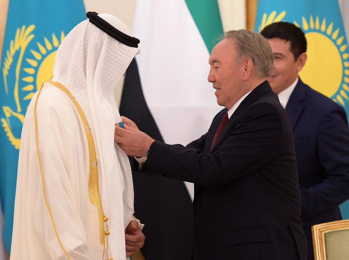 "Мы считаем Вас старшим братом": наследный принц Абу-Даби встретился с Назарбаевым в Акорде