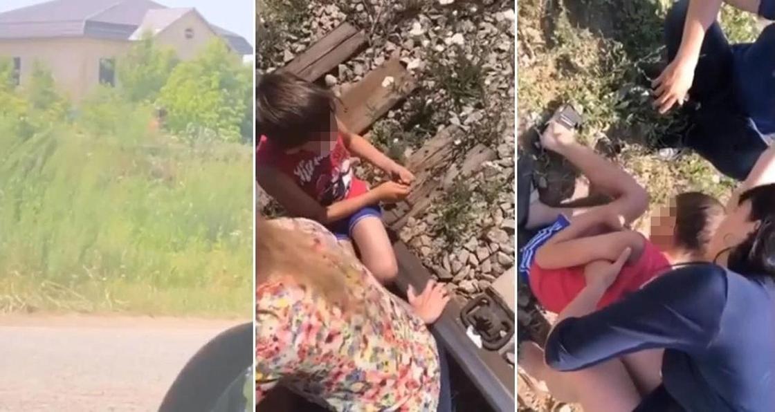 «Сидел и громко плакал»: Мать оставила ребенка на железной дороге в Темиртау (видео)