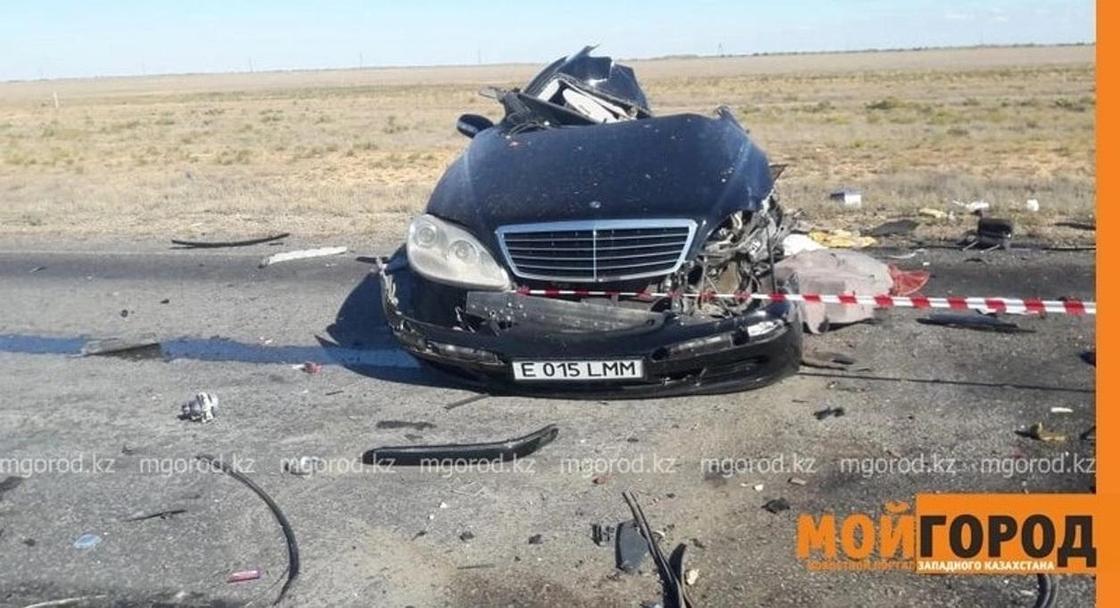 Смертельная авария произошла на трассе Уральск-Атырау (фото)