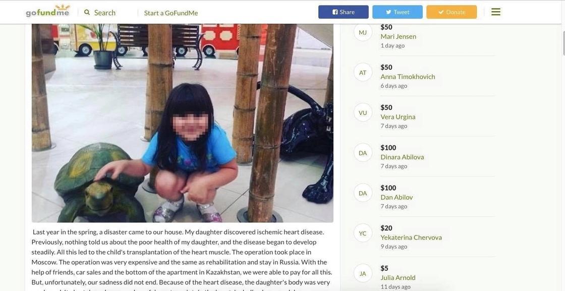Россияне собирали деньги на лечение несуществующей девочки из Казахстана