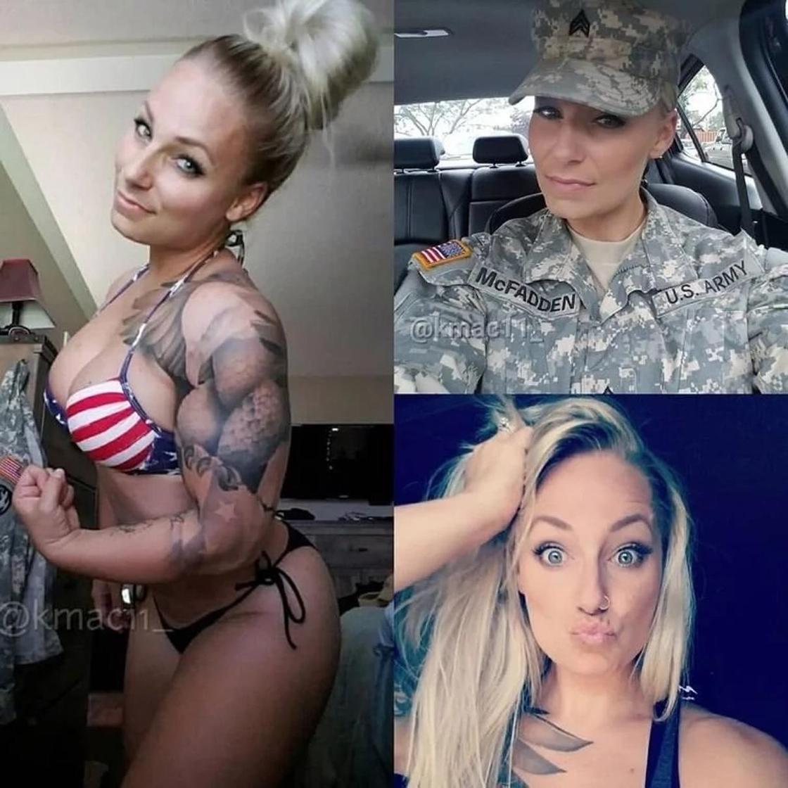 20 девушек-военных, показавших, насколько они горячи и сексуальны без формы