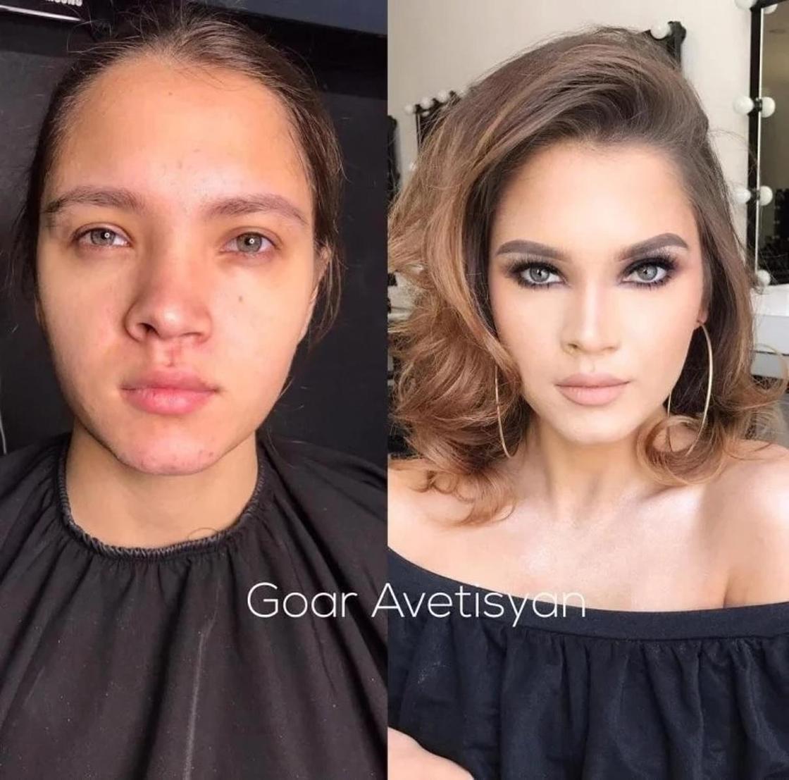 25 женщин до и после макияжа: некоторые так изменились, что их сложно узнать
