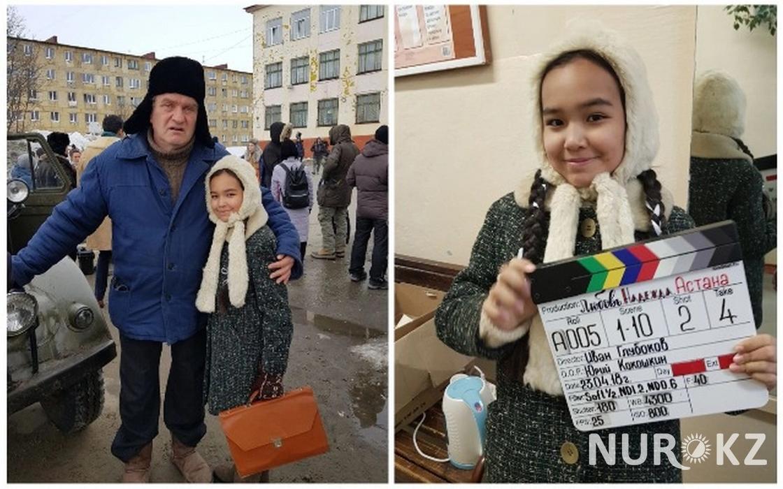 Зимой ныряла в прорубь: 10-летняя актюбинка рассказала, как снималась в фильме про Астану в России