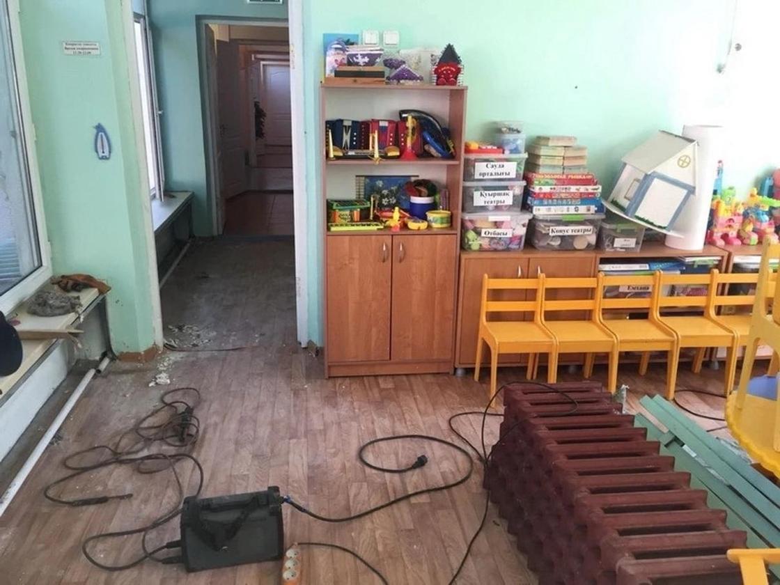 «Не ваше дело»: родителей возмутило проживание гастарбайтеров в детском саду в Алматы (фото, видео)