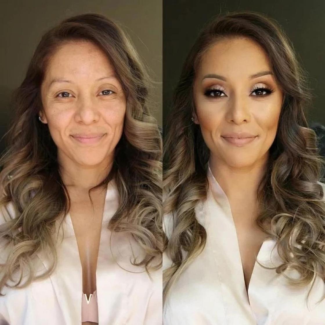 25 женщин до и после макияжа: некоторые так изменились, что их сложно узнать