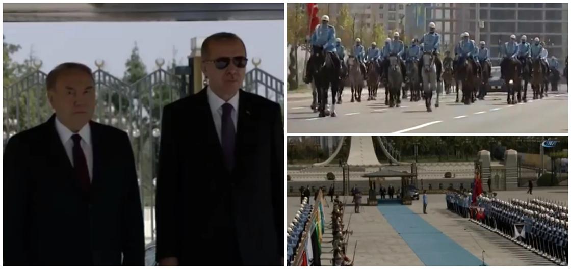 Видео церемонии встречи Назарбаев в Турции удивило казахстанцев