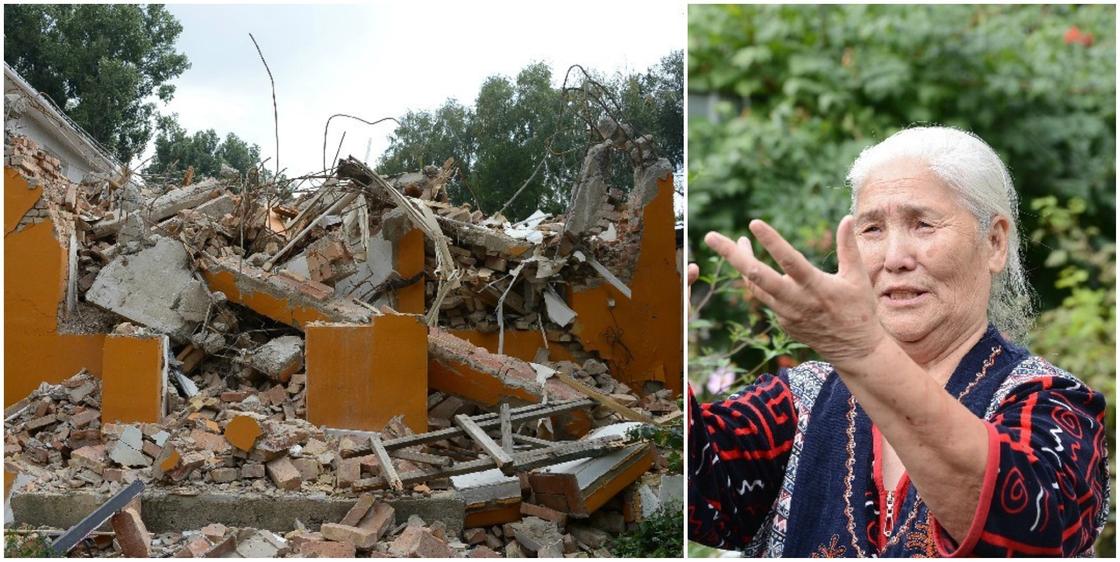 Дом 70-летней женщины снесли в Алматы из-за жалобы соседей: новые подробности