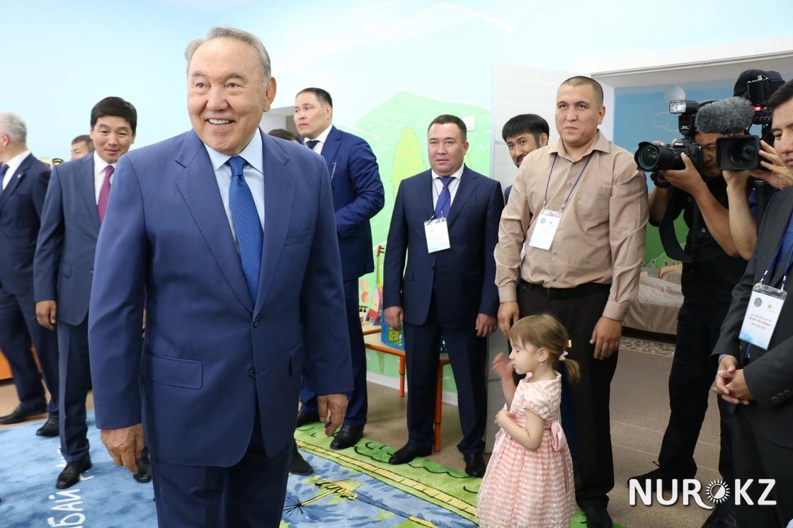 Елбасы Нұрсұлтан Назарбаев Астанада ашылған балабақшада