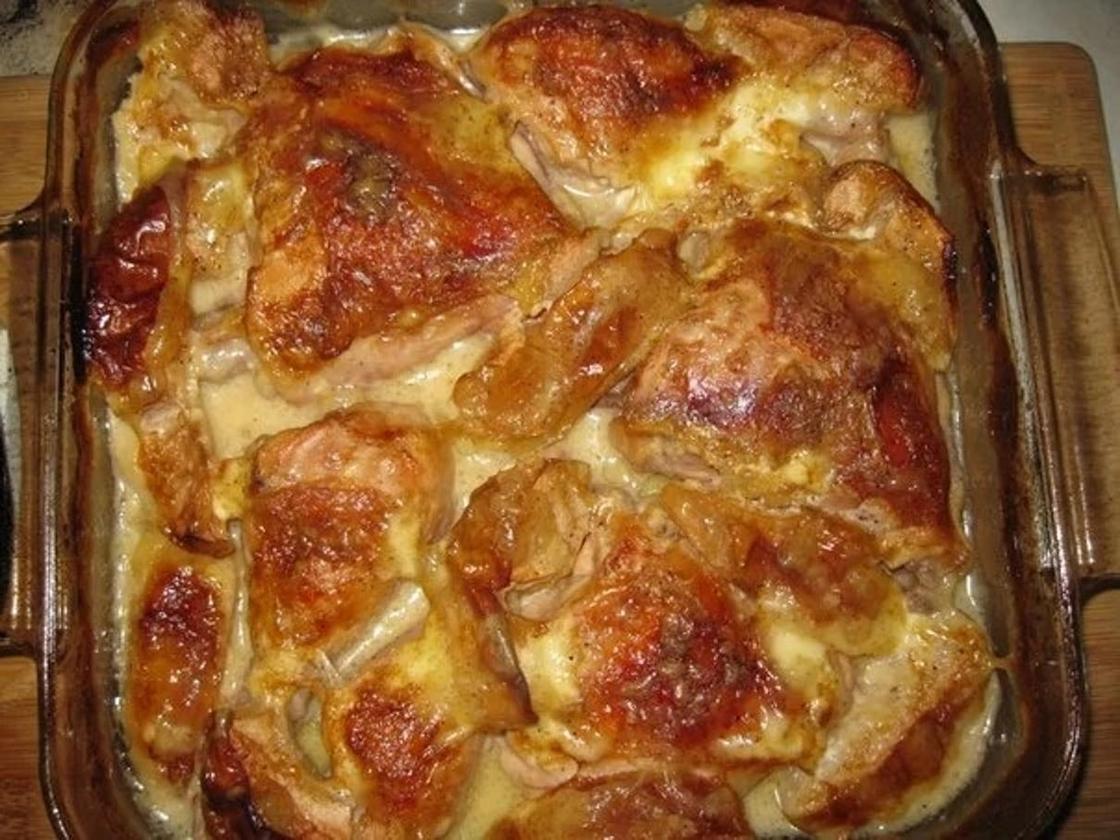 курица под сыром моцарелла курица под сыром моцарелла