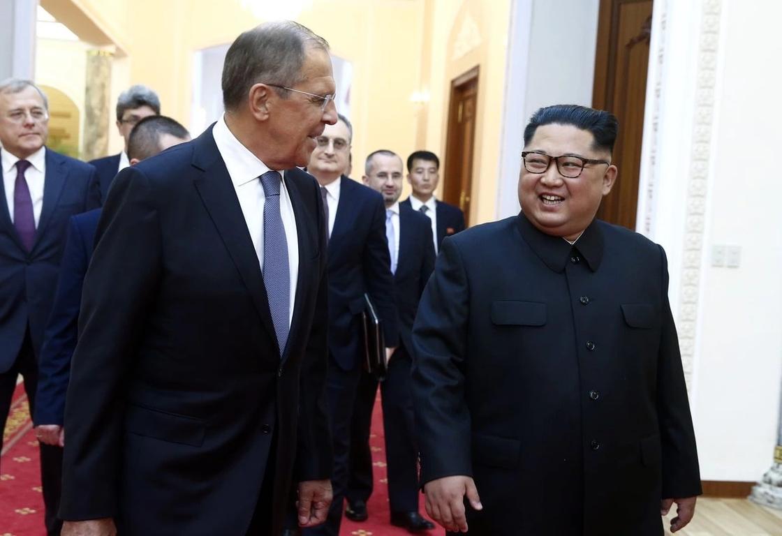 "Теплый привет от Путина" передал Лавров Ким Чен Ыну
