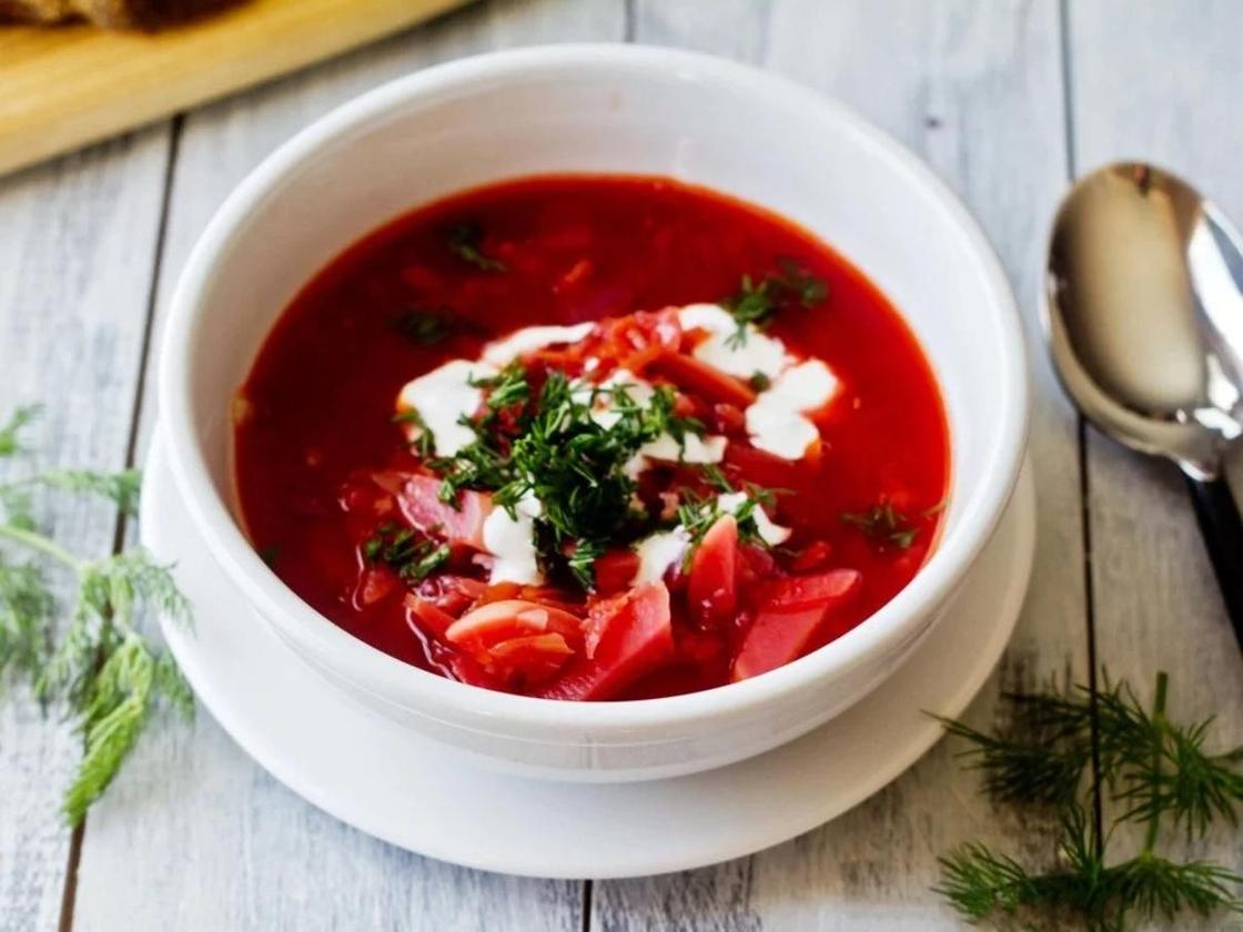 Борщ без мяса: рецепт с фасолью Борщ без мяса: рецепт с фасолью