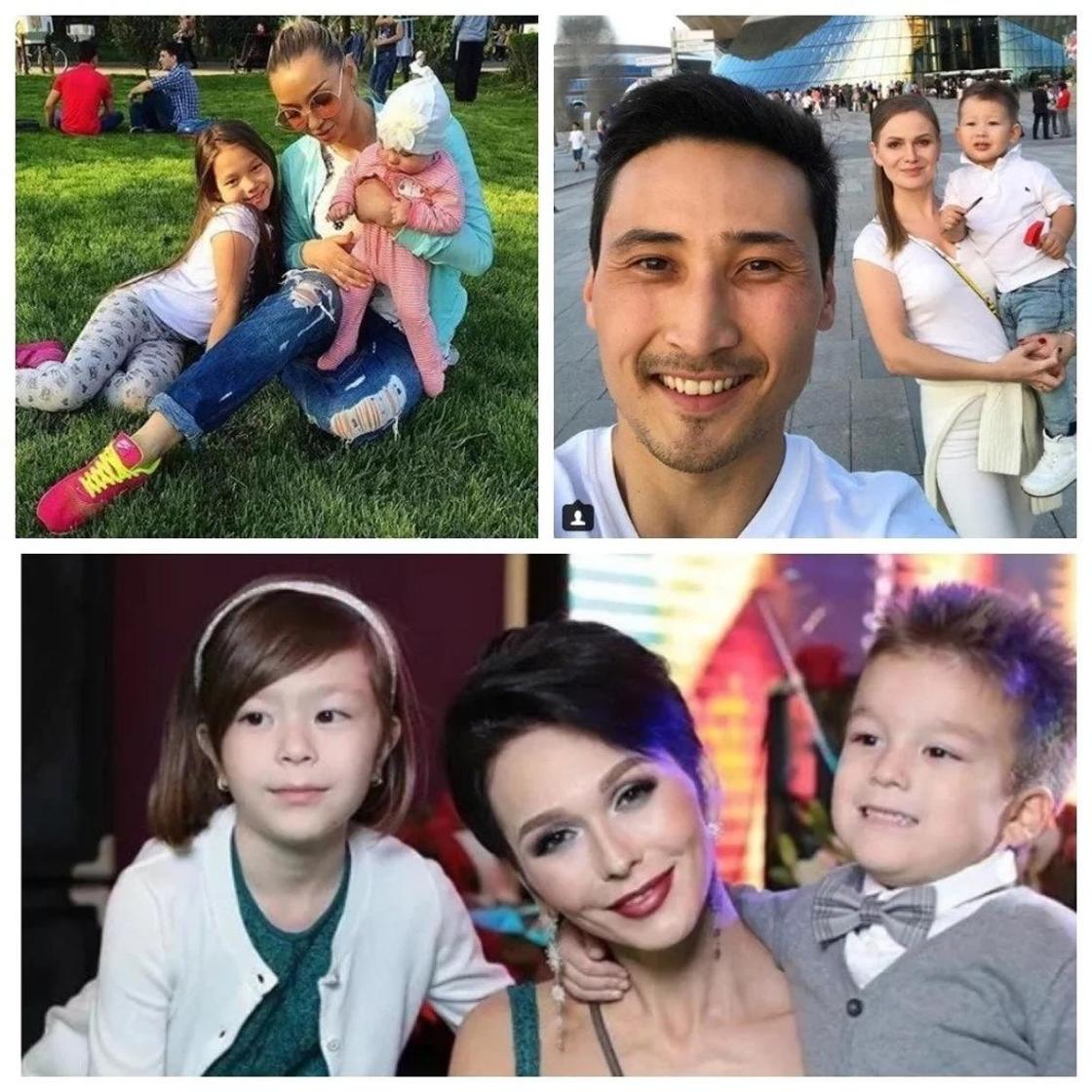 Казахстанские звезды с детьми. Фото: Instagram