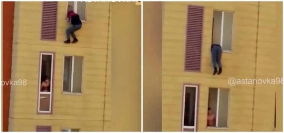 Попытку мужчины спрыгнуть с пятого этажа прокомментировали в ДВД Астаны Попытку мужчины спрыгнуть с пятого этажа прокомментировали в ДВД Астаны