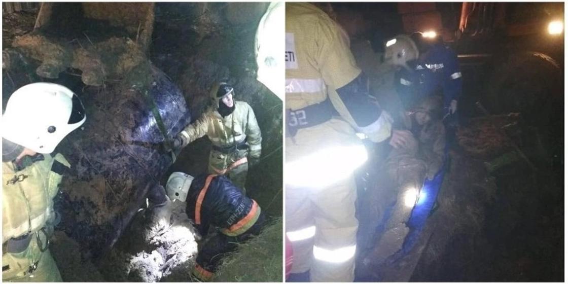 Упавшего в трехметровую яму мужчину зажало газгольдером в Темиртау