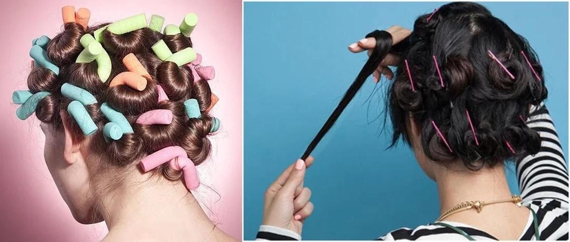Как сделать красивые локоны на средние волосы в домашних условиях на бигуди