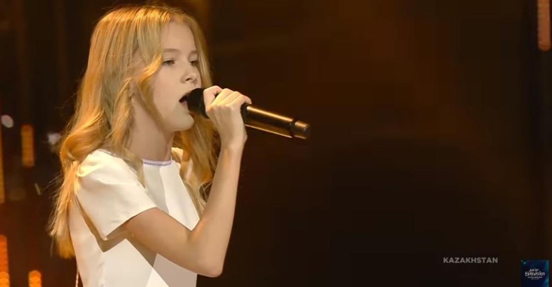 Данэлия Тулешова заняла шестое место на "Детском Евровидении" (видео)