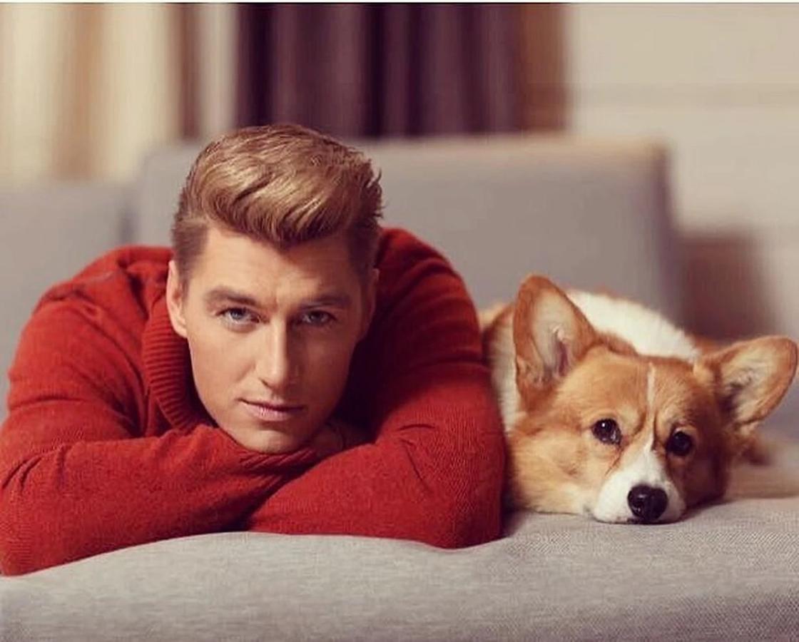 Алексей Воробьев и его собака