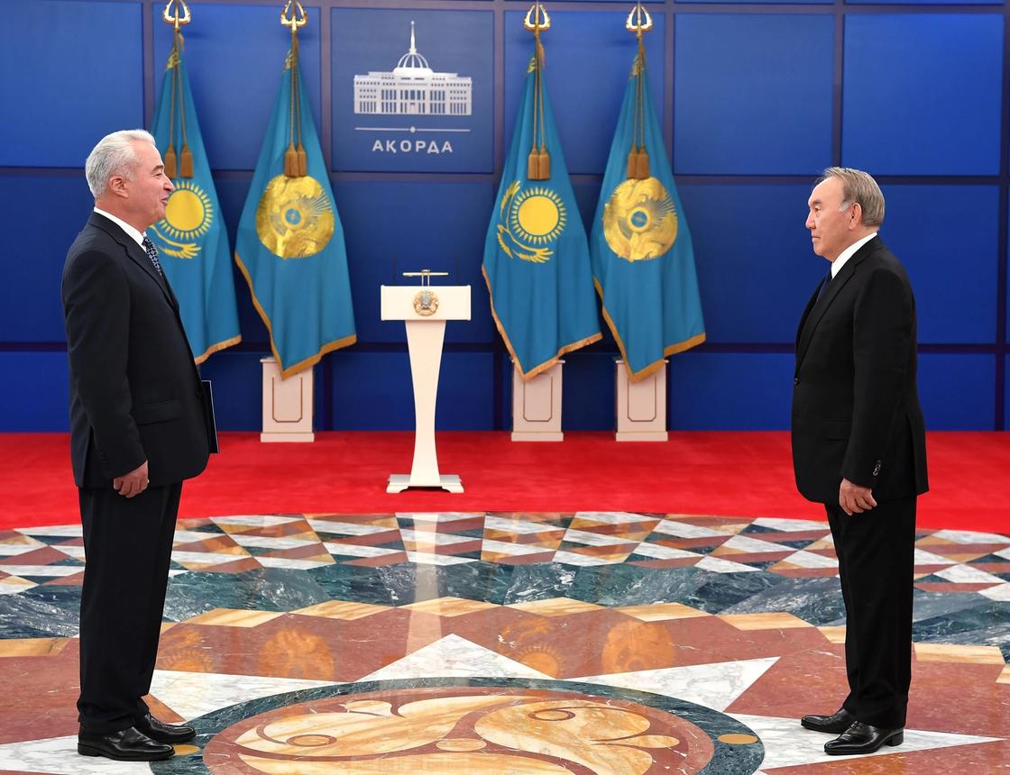 Назарбаеву вручили верительные грамоты (фото)