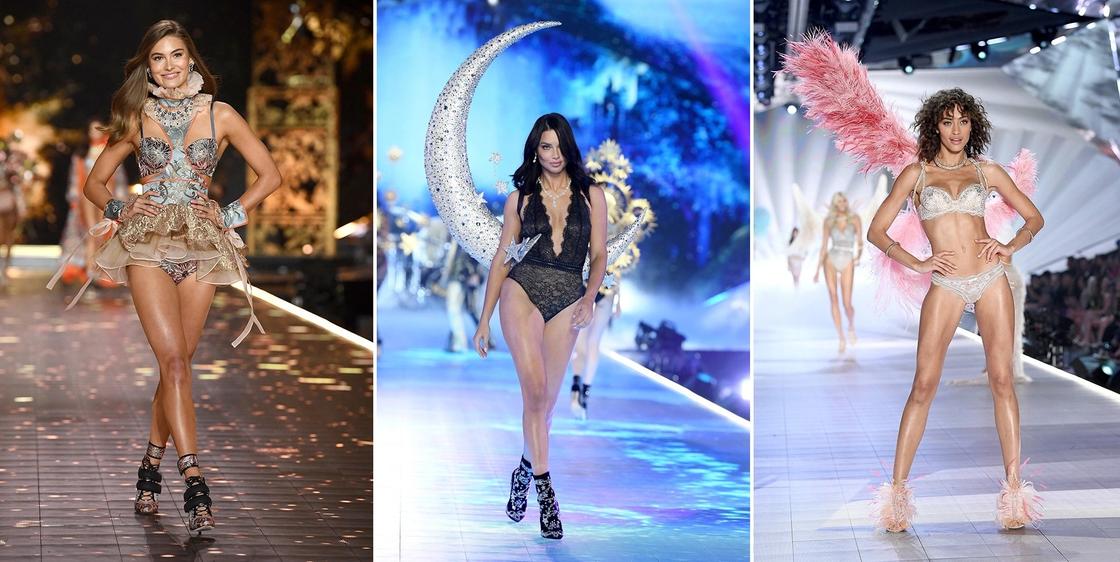 "Ангелы" в деле: звездные модели в нижнем белье на шоу Victoria's Secret 2018