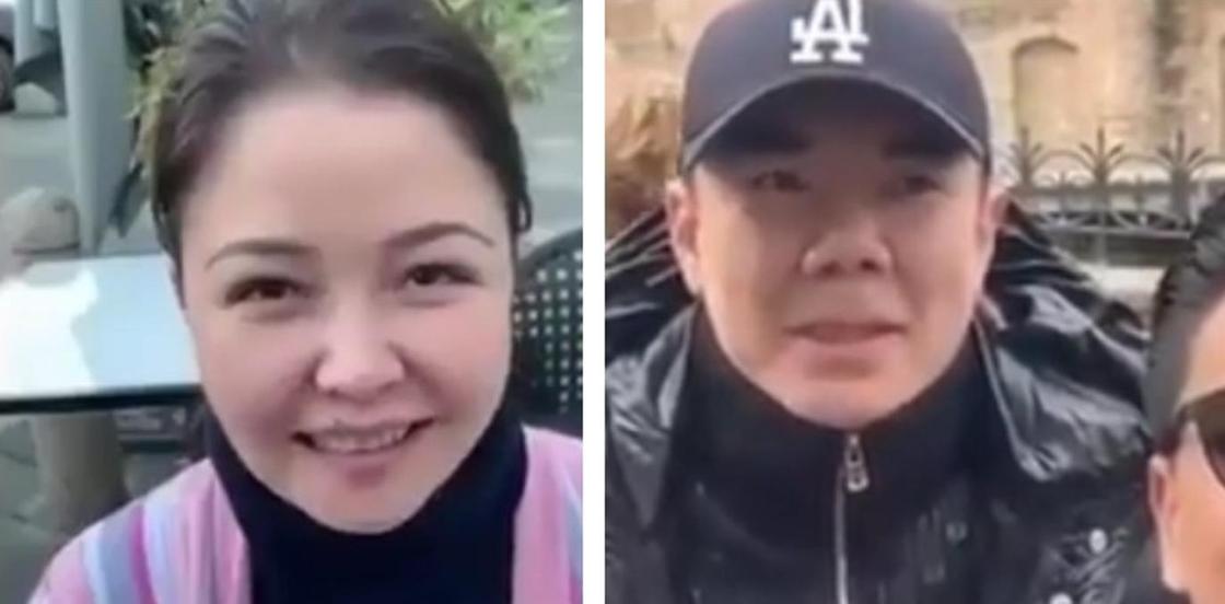 Асель Садвакасова и Нурлан Коянбаев. Скриншот: Instagram Асель Садвакасова и Нурлан Коянбаев. Скриншот: Instagram