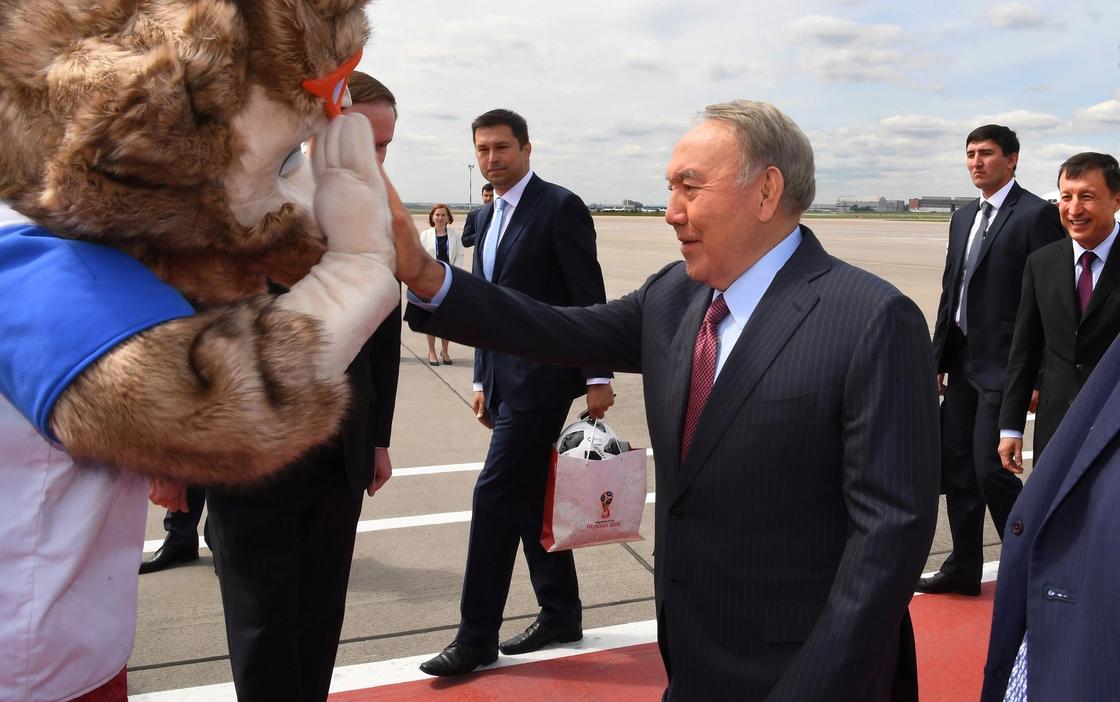 Назарбаев прибыл в Москву на открытие ЧМ-2018