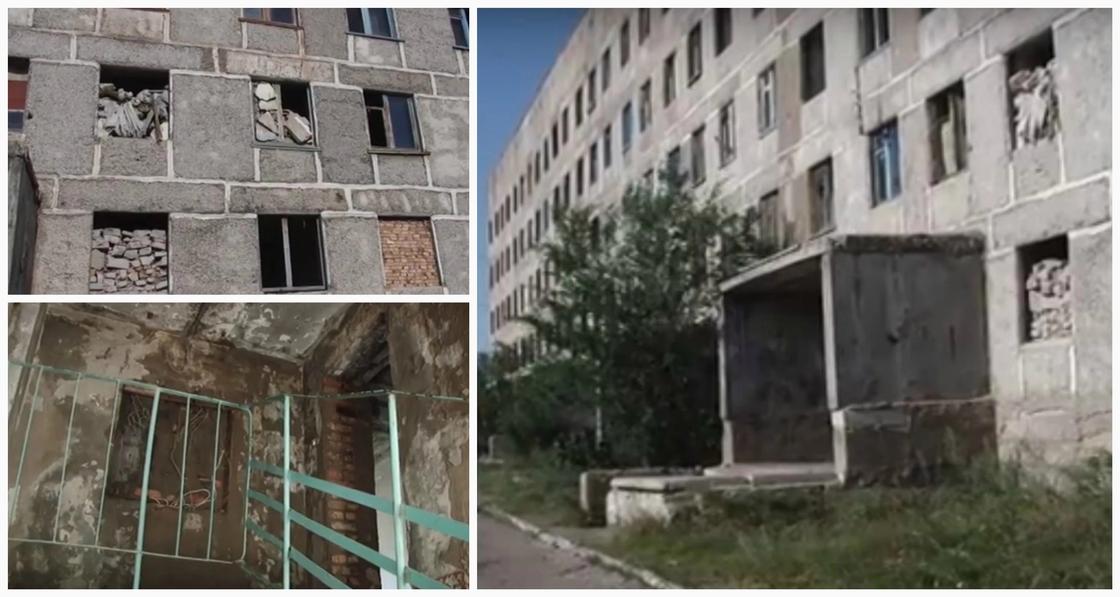 Две семьи выживают в заброшенной многоэтажке в Карагандинской области