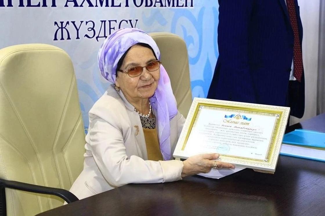 Невестка казахстанского героя предстала перед народом