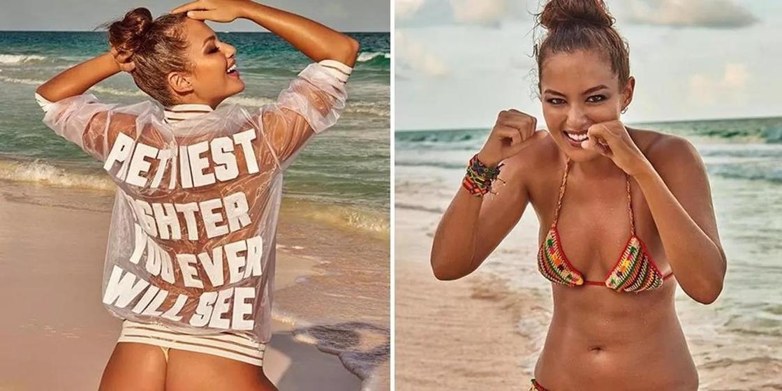 Два в одном: сексапильная модель и боец муай тай на обложке Sports Illustrated Два в одном: сексапильная модель и боец муай тай на обложке Sports Illustrated