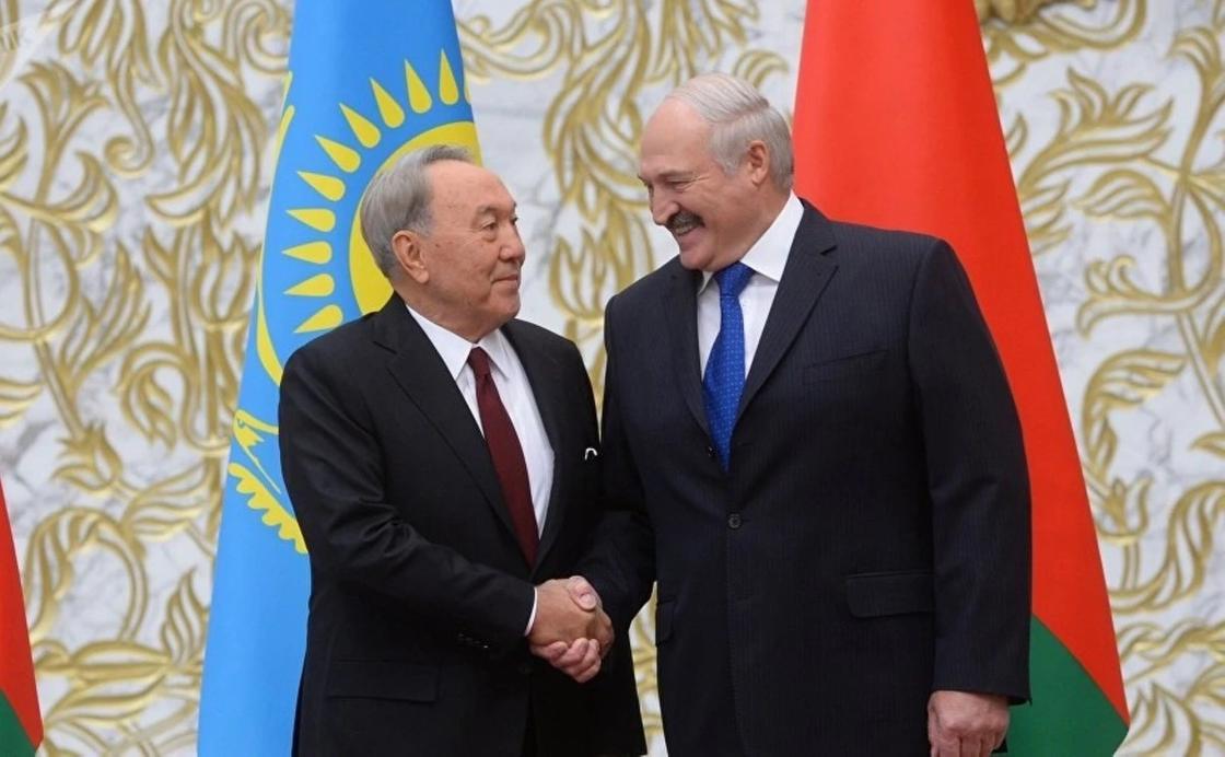 Лукашенко, Назарбаев. Фото:Sputnik / Виктор Толочко