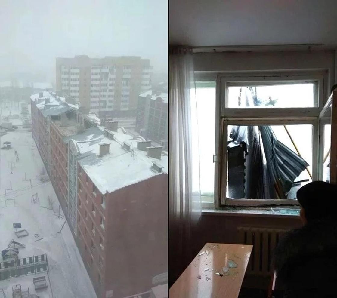 Астанадағы ақтүтек боранның салдары: 79 адам мен 80 көлік зардап шеккен