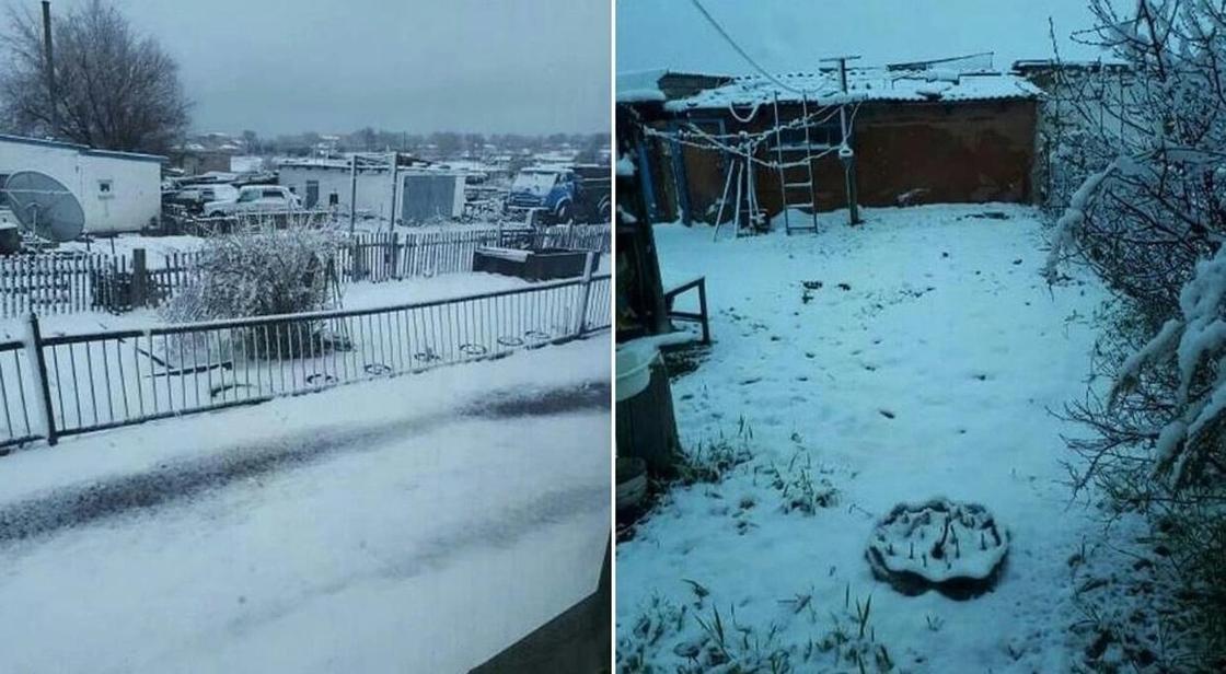 «Весна прошла мимо»: Снег выпал в Павлодарской и Карагандинской областях (фото, видео)