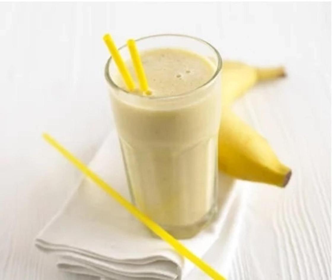 Классический банановый молочный коктейль