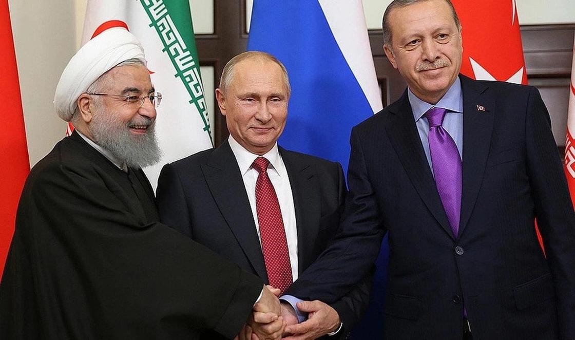 Недоразумение произошел во время встречи Путина, Эрдогана и Роухани