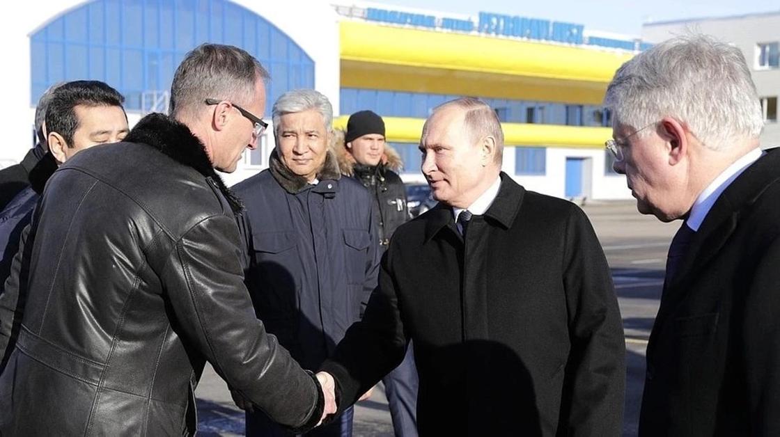 Владимир Путин прибыл в Петропавловск