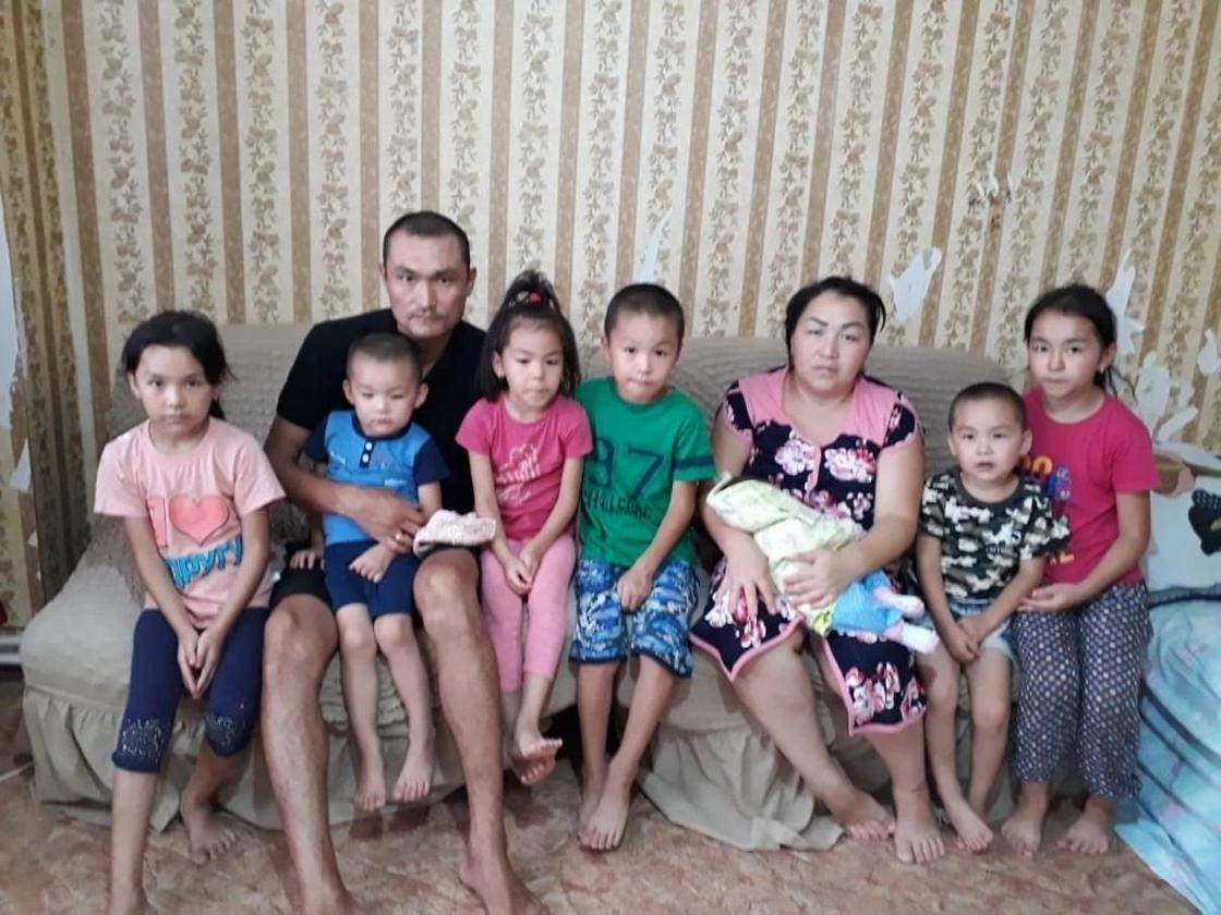 Жительница Уральска за десять лет родила 7 детей