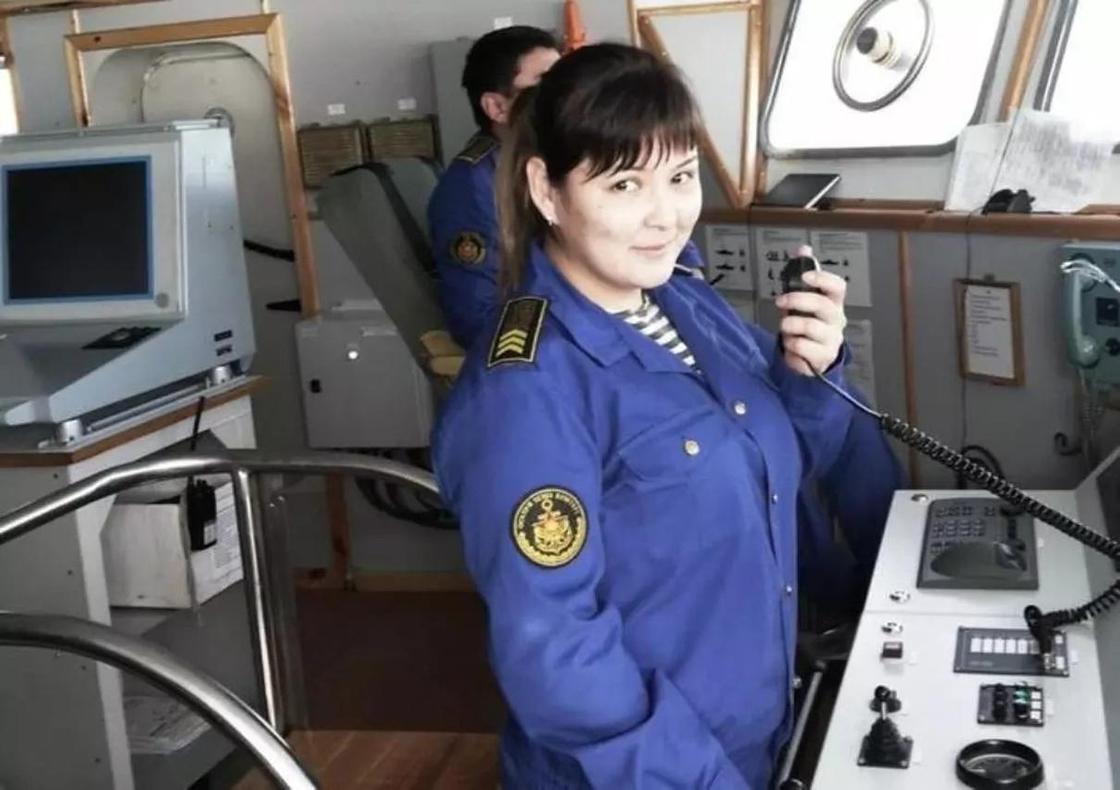 Женщины-моряки на казахстанских военных кораблях. Фото предоставлены пресс-службой МО РК