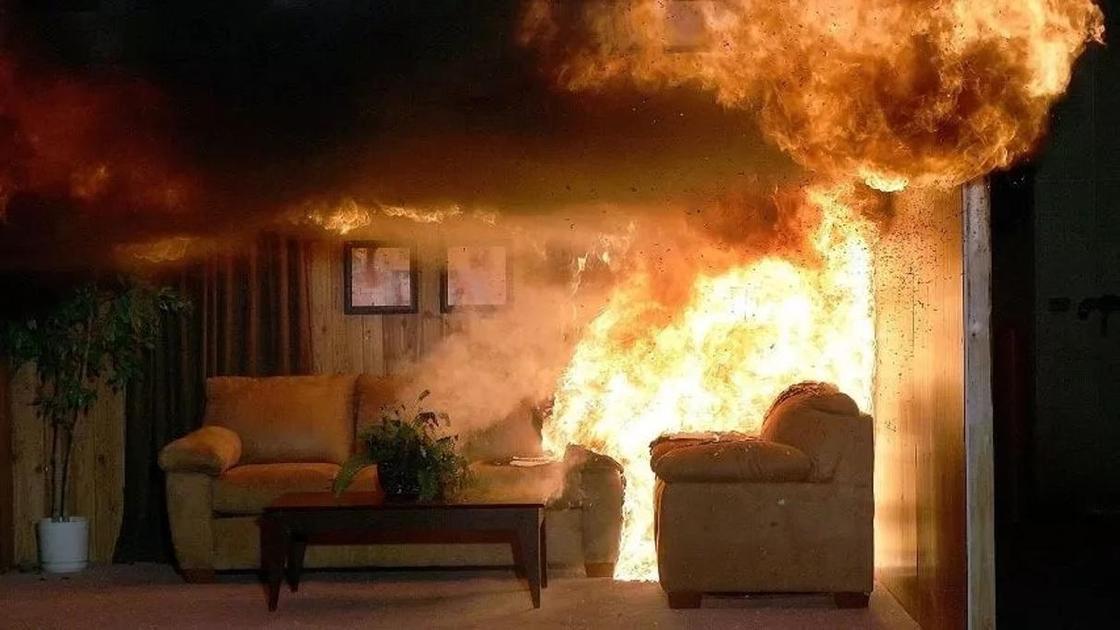 Житель Костаная получил ожоги из-за загоревшегося газового баллона