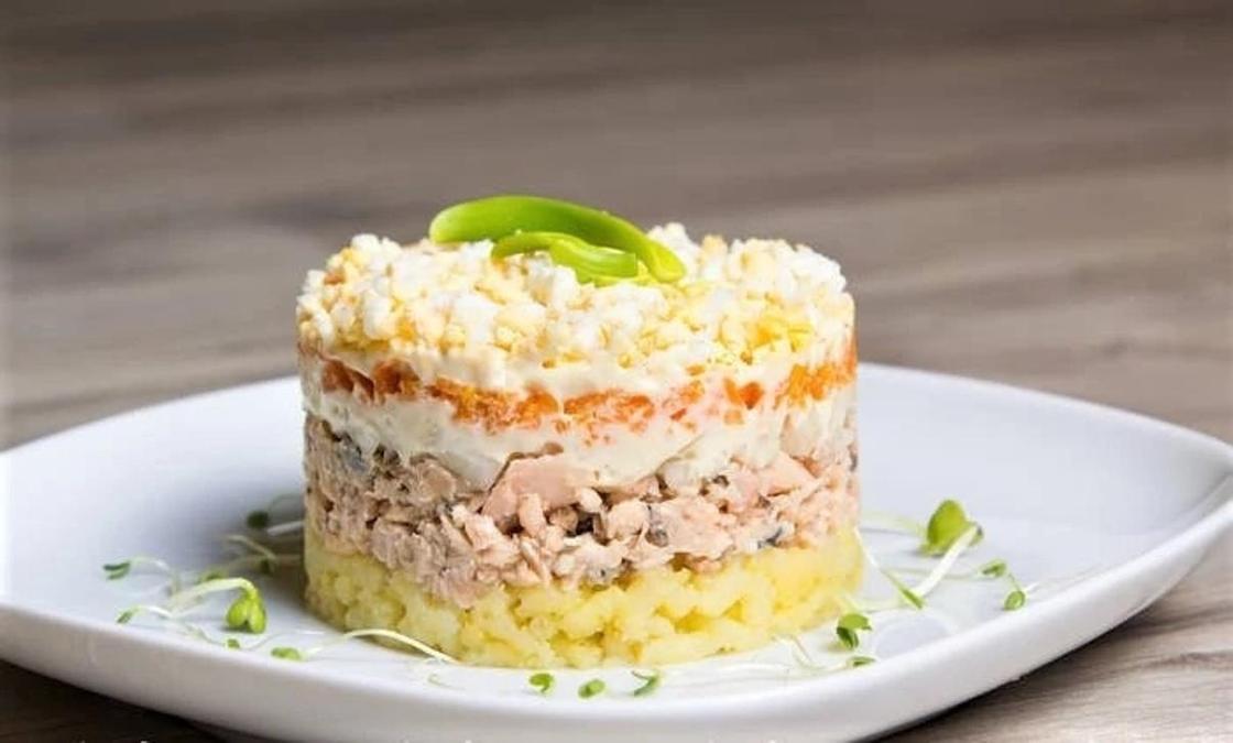 "Мимоза" с морковью "Мимоза" с морковью