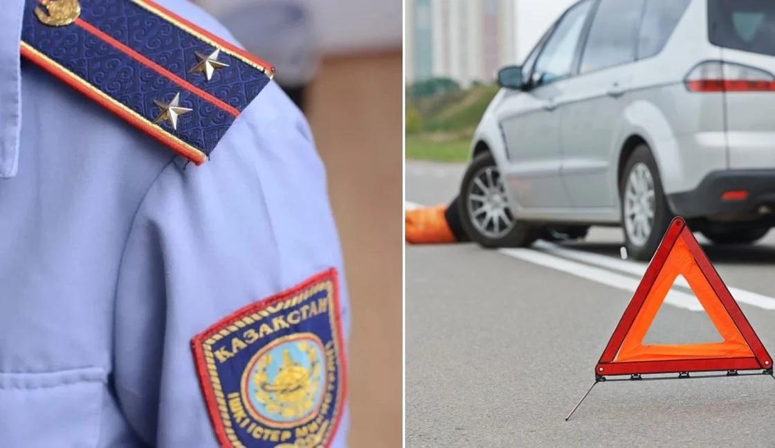 Совершение смертельного наезда полицейским опровергли в ДВД Акмолинской области