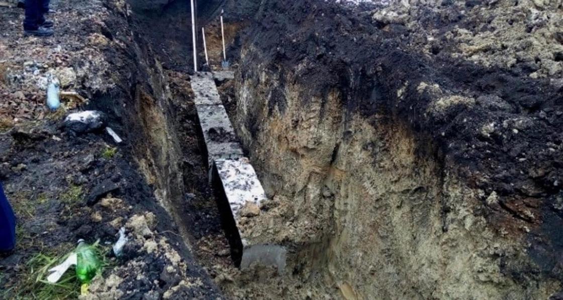 Человеческие останки нашли на стройке в Петропавловске