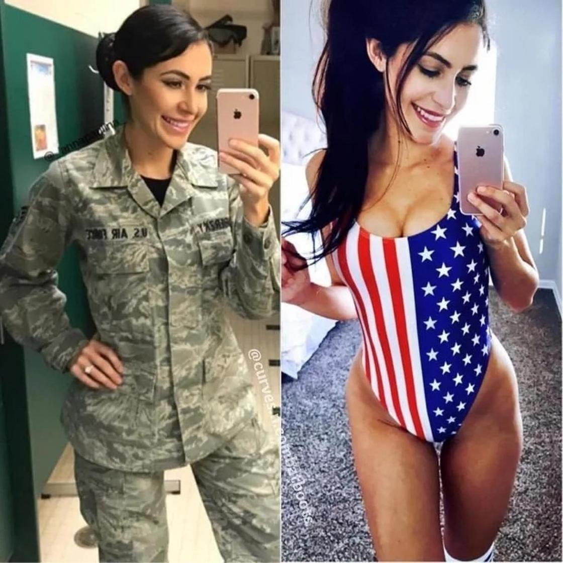20 девушек-военных, показавших, насколько они горячи и сексуальны без формы