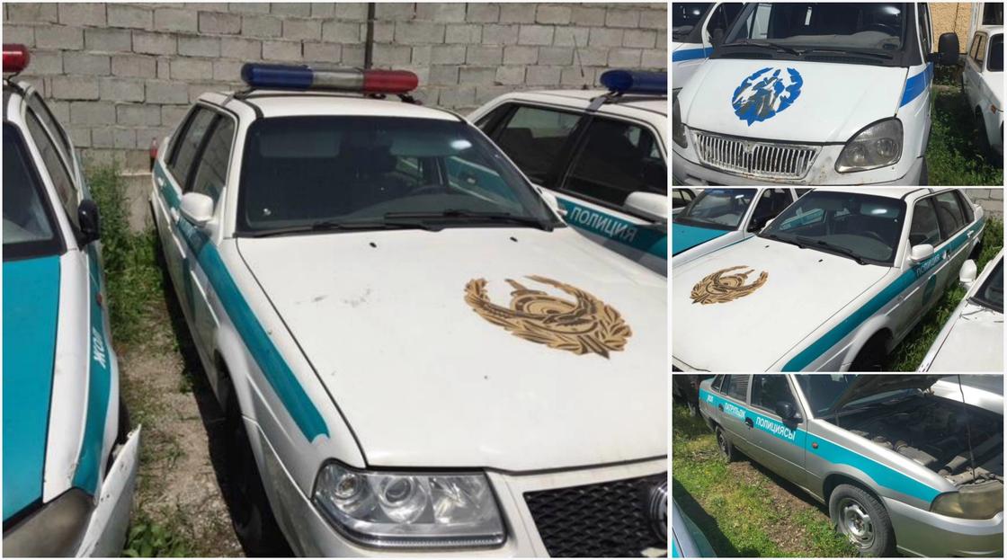 Автомобили полицейских Алматы продают за 250 тысяч тенге