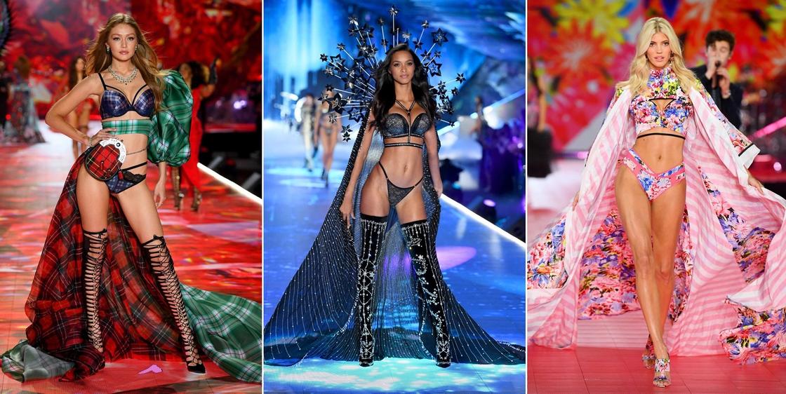 "Ангелы" в деле: звездные модели в нижнем белье на шоу Victoria's Secret 2018