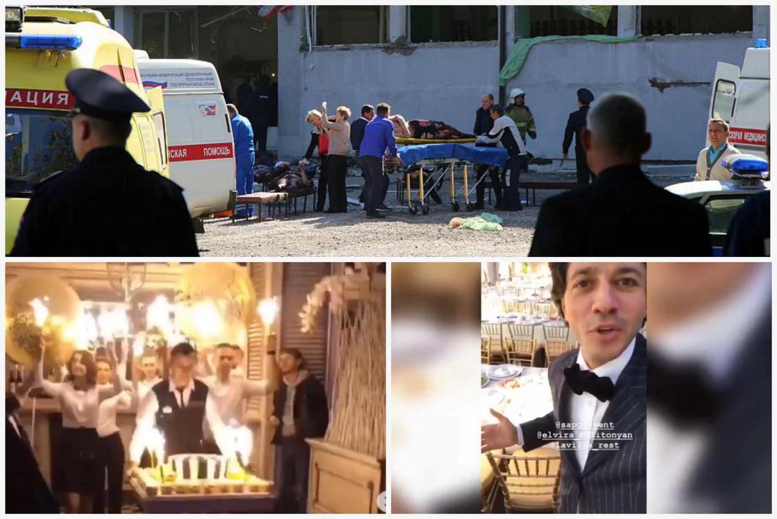 «Пир во время чумы»: российские чиновники устроили банкет в день трагедии в Керчи