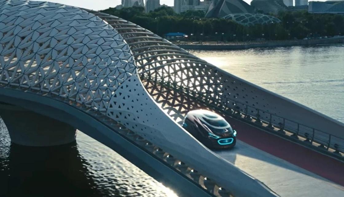 Астана засветилась в рекламе нового беспилотника Mercedes-Benz (видео)